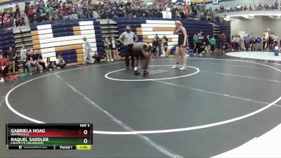 140 lbs. Cons. Round 3 - Gabriela Hoag, Waynesville vs Raquel Saddler, Lafayette (Wildwood)