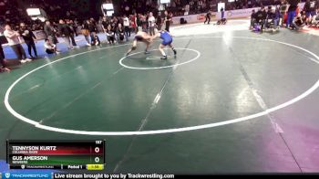 157 lbs Semifinal - Tennyson Kurtz, Columbia River vs Gus Amerson, Newberg