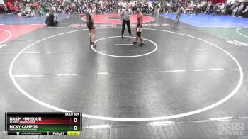 192 lbs Champ. Round 2 - Ricky Campos, Windsor High School vs Nasim Mansour, Albany High School