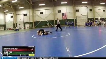 120 lbs Round 1 (16 Team) - Hudson Holoch, York vs Kale Vice, Gretna