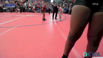 52 lbs Round Of 16 - Khamden Wells, Ponca City Wildcat Wrestling vs Levi Ellis, Tulsa North Mabee Stampede