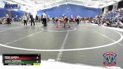 145 lbs Semis (4 Team) - Piper Sandell, Firebird Elite vs Ilyana Martinez, OpenMats Wrestling Club