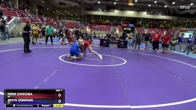 155 lbs Cons. Round 2 - Piper Zatechka, NE vs Sevyn Donovan, KS