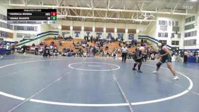 190 lbs 1st Place Match - Diana Duarte, San Marcos vs Patricia Rivera, Southwest (EC)