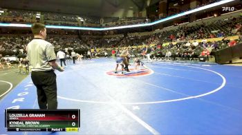 120 Class 1 lbs Champ. Round 1 - Louzella Graham, Seneca vs Kyndal Brown, Westminster Christian Academy