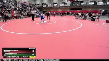 150 lbs Champ. Round 1 - Kiyanno Zuniga, Toppenish vs John Spencer, Fife