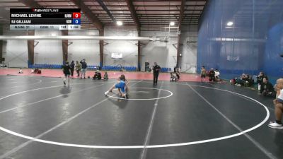 86 lbs Semifinal - Michael Levine, NJ Hammers - ELB vs SJ Gilliam, Garden State Wrestling - ELB