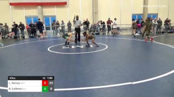 93 lbs Prelims - Landon Bainey, Beast Of The East MS vs Roman Colleton, Killa Bees MS