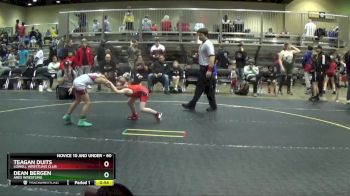 60 lbs Round 1 - Teagan Duits, Lowell Wrestling Club vs Dean Bergen, ARES Wrestling