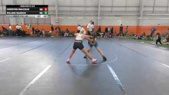 95 lbs Cons. Semi - Roland Maddux, Eastern Wrestling Club vs Iversynn Malcolm, Unattached