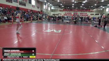 95 lbs Quarterfinal - Brody VonHoltum, Blackfox Wrestling Academy vs Mason Sorensen, Owatonna Wrestling Association