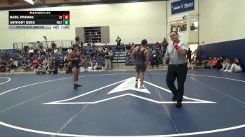 157 lbs 1st Place Match - Basil Othman, San Francisco State vs Anthony Berg, Cal Poly SLO