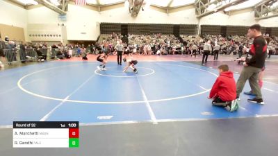 82-J lbs Round Of 32 - Alex Marchetti, Mat Assassins vs Raj Gandhi, Yale Street