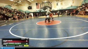 215 lbs Semifinal - Blake Goltz, Blaine vs Moises Mendez-Pacheco, Sultan
