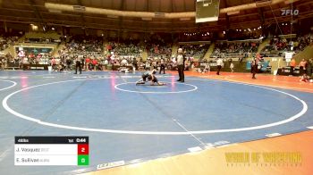 46 lbs Consi Of 16 #2 - Joaquin Vasquez, Duran Elite vs Eli Sullivan, Auburn Takedown