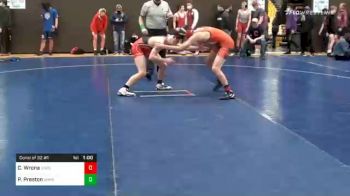 120 lbs Consolation - Cole Wrona, Unattached 20 vs Patrick Preston, Unattached 89