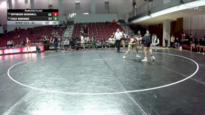94 lbs Cons. Round 3 - Colt Brewer, Virginia Team Predators vs Tryndon Boswell, Red Lion Wrestling Club