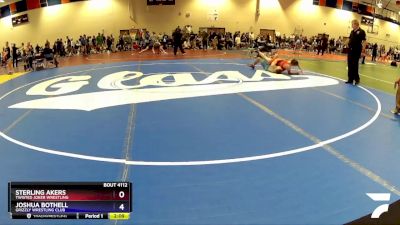 138 lbs Cons. Round 1 - Sterling Akers, Twisted Joker Wrestling vs Joshua Bothell, Grizzly Wrestling Club