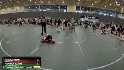 52 lbs Round 1 (6 Team) - Nate Gaffigan, Ohio Gold vs Maverick Elliott, Mat Assassins Red