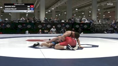 74 lbs Cons. Round 1 - Braden Getz, Knights Wrestling Club vs Adrian Pellot, Region Wrestling Academy