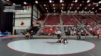 125 lbs Cons. Round 3 - Brian Farley, Quincy vs Jason Strope, McKendree