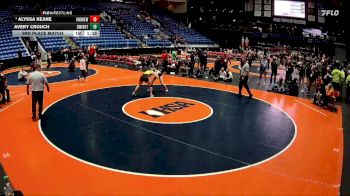 135 lbs 3rd Place Match - Alyssa Keane, Tinley Park (Andrew) vs Avery Crouch, Dwight