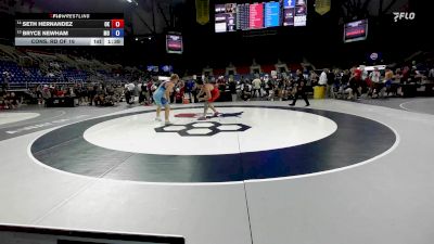 190 lbs Cons. Rd Of 16 - Seth Hernandez, OK vs Bryce Newham, MO