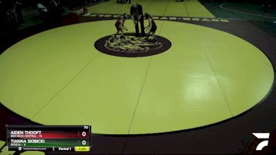 70 lbs Semis & 1st Wrestleback (8 Team) - Tianna Skibicki, Roseau vs Aiden Thooft, Red Rock Central