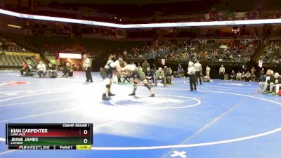 175 Class 1 lbs Champ. Round 1 - Kian Carpenter, Lone Jack vs Jesse James, Lathrop