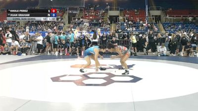 120 lbs Cons. Sub-semis - Khole Perez, Illinois vs Xuan Graham, Pennsylvania