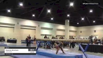 Keanna Abraham - Beam, CCGI #1208 - 2021 USA Gymnastics Development Program National Championships