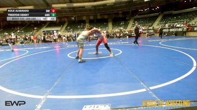200 lbs Consolation - Kole Alvarado, Raw Wrestling Club vs Trenton Kenny, ALL AMERICAN WRESTLING CLUB