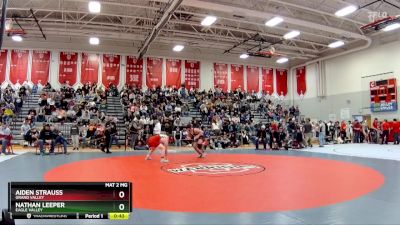 190 lbs Cons. Round 4 - Aiden Strauss, Grand Valley vs Nathan Leeper, Eagle Valley