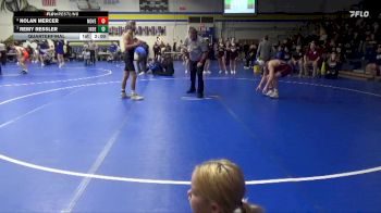 132 lbs Quarterfinal - Remy Ressler, Independence vs Nolan Mercer, Mount Vernon