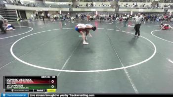 135 lbs Cons. Round 5 - Vito Marsh, North Metro Wrestling vs Dominic Viebrock, Saint Croix Falls High School Wrestling