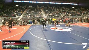 67 lbs Cons. Round 1 - Carter Fleming, Windy City Wrestlers vs Sage Wagstaff, Evanston Elite Wrestling Club