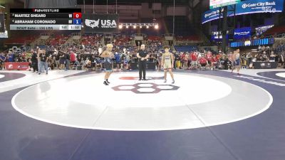 126 lbs 5th Place Match - Martez Sheard, WI vs Abraham Coronado, NV