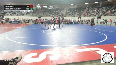 113 lbs Consi Of 16 #2 - Chloe Kelly, Hennessey Jr High Girls vs Angelique Cazares, Shawnee Wrestling