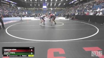 5A-190 lbs Cons. Round 2 - Kasey O`Neal, Spring Hill vs Trenton Kern, Great Bend
