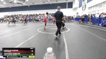 150 lbs Cons. Round 2 - Matthew Morales, Villa Park High School vs Lochlan Martin, Unattached