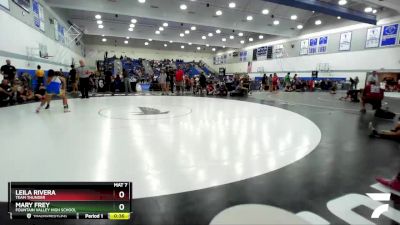 105 lbs Cons. Round 4 - Mary Frey, Fountain Valley High School vs Leila Rivera, Team Thunder