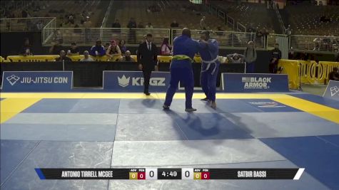 Satbir Bassi vs Antonio Tirrell McGee 2025 Pan Jiu Jitsu IBJJF Championship