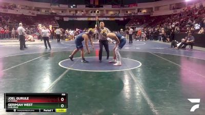 5A 189 lbs Cons. Round 2 - Gerimiah West, Carlsbad vs Joel Gurule, La Cueva