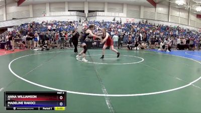 120 lbs Cons. Round 1 - Anna Williamson, MI vs Madeline Rakoci, IL