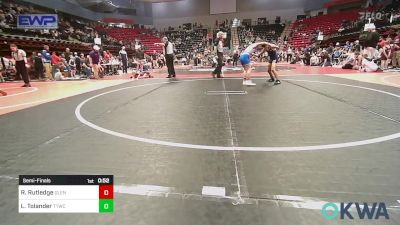 80 lbs Semifinal - Rhett Rutledge, Glenpool Warriors vs Lucas Tolander, Team Tulsa Wrestling Club