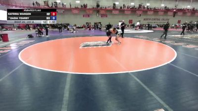 207 A Champ. Round 1 - Katrina Wangen, University Of Central Florida vs Dasia Yearby, North Central (IL)