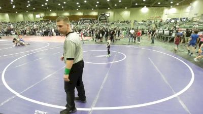 46 lbs Round Of 16 - Kalvin Kimes, Fernley Wrestling Club vs Mark Zumkehr, Run To Danger