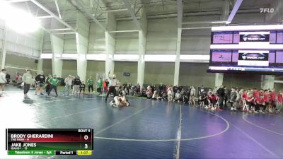 97 lbs Champ Round 1 (16 Team) - Jake Jones, Idaho 1 vs Brody Gherardini, The Farm