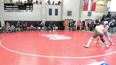 126 lbs Round Of 16 - Michael Barry, Wakefield vs Andrew Amato, Agawam