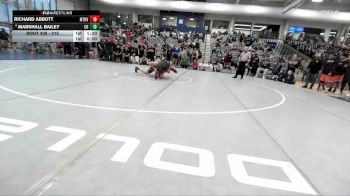 215 lbs Champ. Round 3 - Richard Abbott, Mountain View vs Marshall Bailey, Copper Hills